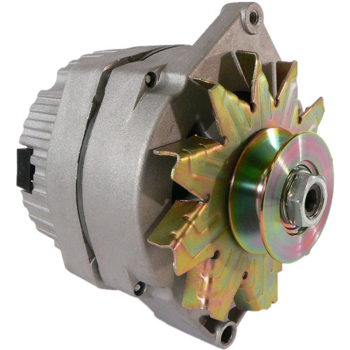 Alternator Tractor 1-Wire 63 Amp 10SI w Pulley for 5/8 Inch Wide Belt