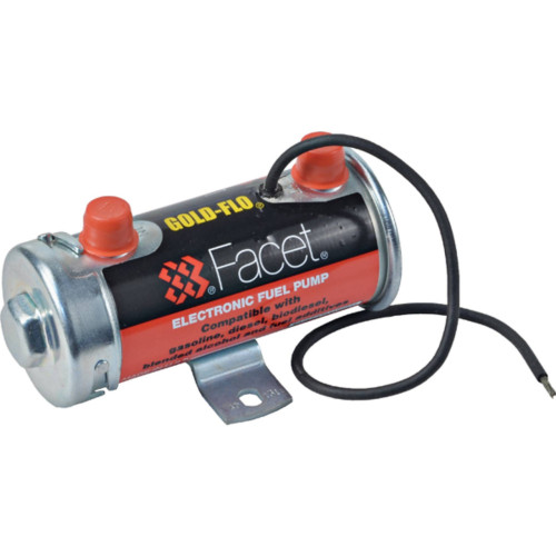 Cylindrical Solid State Fuel Pump 12V, 4-5.5PSI, 24 Min Dry Lift FPF-40131N