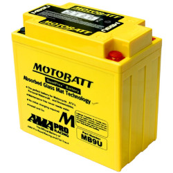 Motobatt MB9U 11Ah Battery for Bsa 250, 350, 400, 441, 500 12V