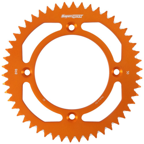 Supersprox Aluminum Sprocket Orange 50T-RAL-898-50-ORG for KTM SX 85 2003-2019