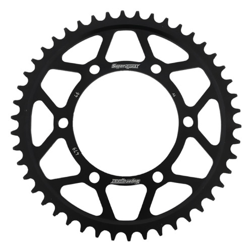 Supersprox Rear Steel Sprocket Black 46T for Kawasaki Ninja 600 RFE-479-46-BLK Supersprox Rear Steel Sprocket Black 46T for Kawasaki Ninja 600 RFE-479-46-BLK