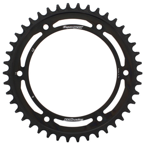 Supersprox Steel Sprocket Black 42T-RFE-6-42-BLK for BMW F700GS 12-16 Supersprox Steel Sprocket Black 42T-RFE-6-42-BLK for BMW F700GS 12-16