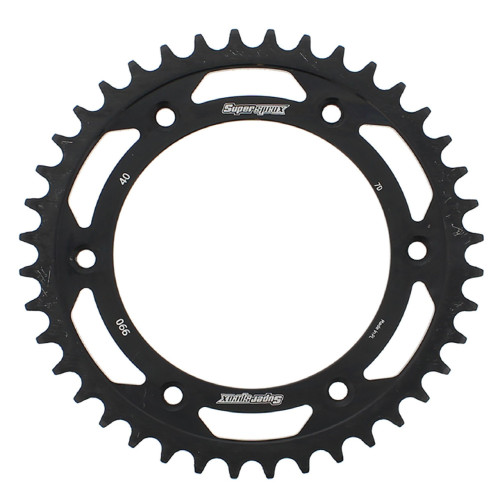 Supersprox Steel Sprocket Black 40T-RFE-990-40-BLK for Husqvarna TC 125 2014-2019