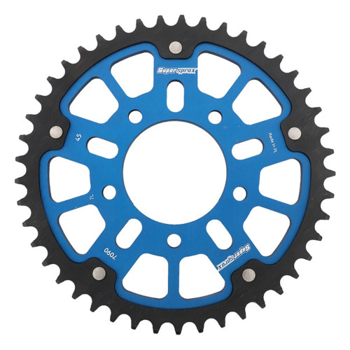 Supersprox Stealth Sprocket Blue 45T for Aftermarket Wheels BST 530 pitch 1900 Supersprox Stealth Sprocket Blue 45T for Aftermarket Wheels BST 530 pitch 1900