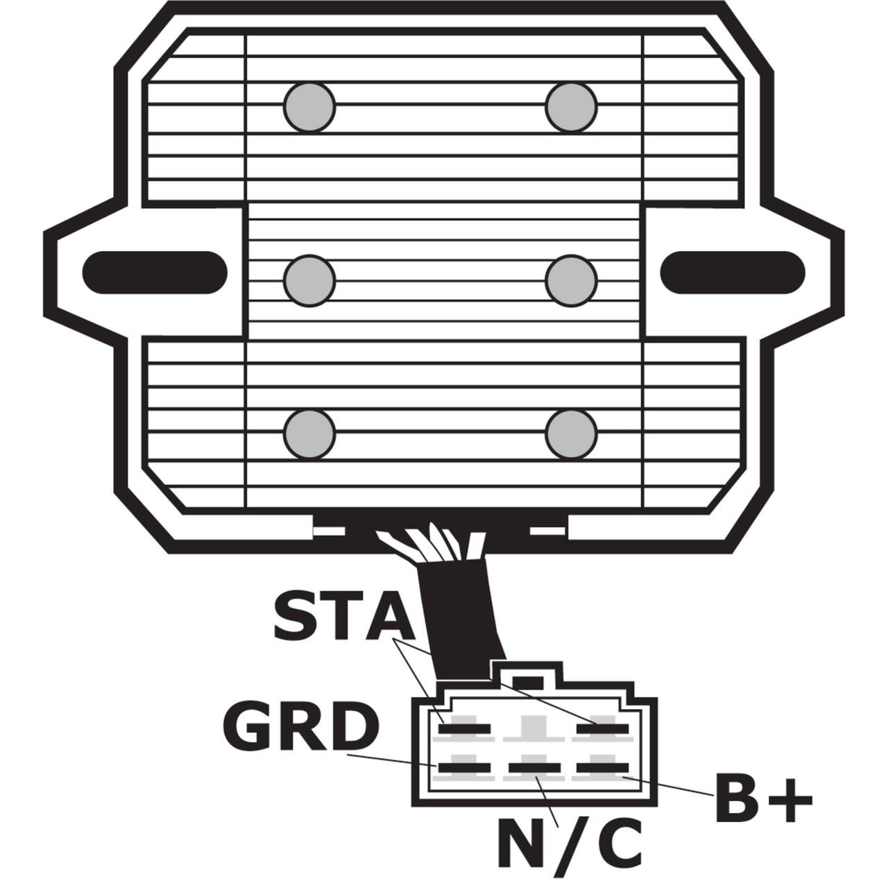 Rectifier/Regulator for Suzuki LT-F500F Quadrunner 1998-1999 230-58069 Rectifier/Regulator for Suzuki LT-F500F Quadrunner 1998-1999 230-58069