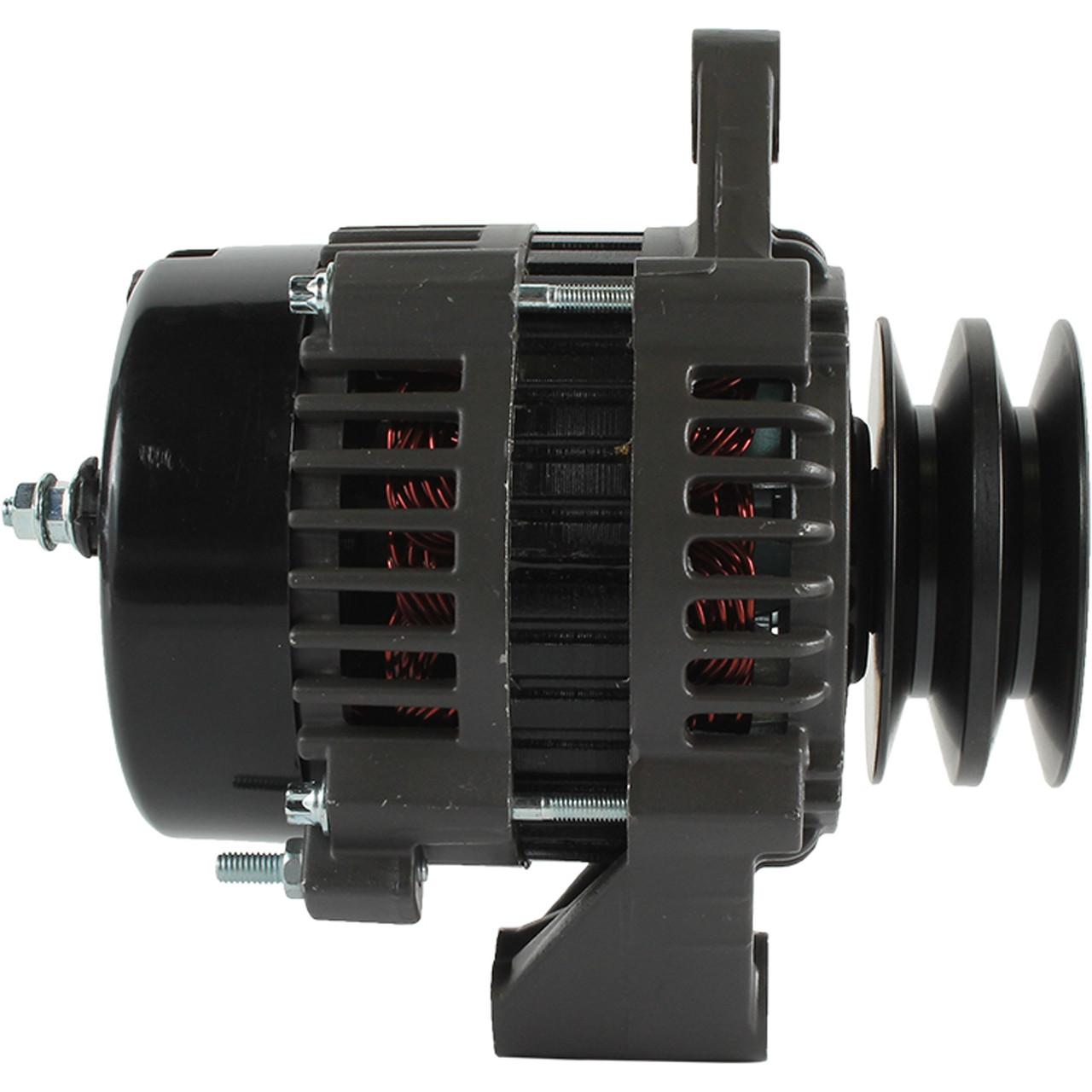 Alternator for Marine & Forklift IR/IF 12-Volt 2-V Pulley 86mm OD Alternator for Marine & Forklift IR/IF 12-Volt 2-V Pulley 86mm OD