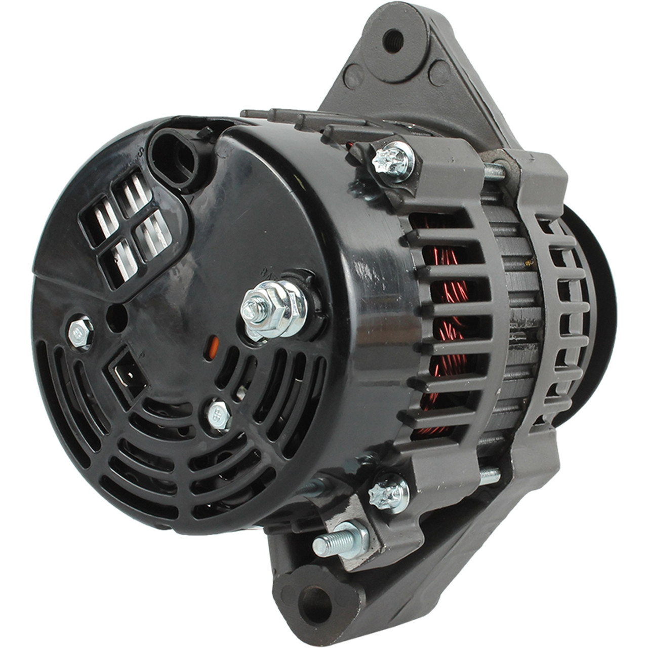 Alternator for Marine & Forklift IR/IF 12-Volt 2-V Pulley 86mm OD Alternator for Marine & Forklift IR/IF 12-Volt 2-V Pulley 86mm OD