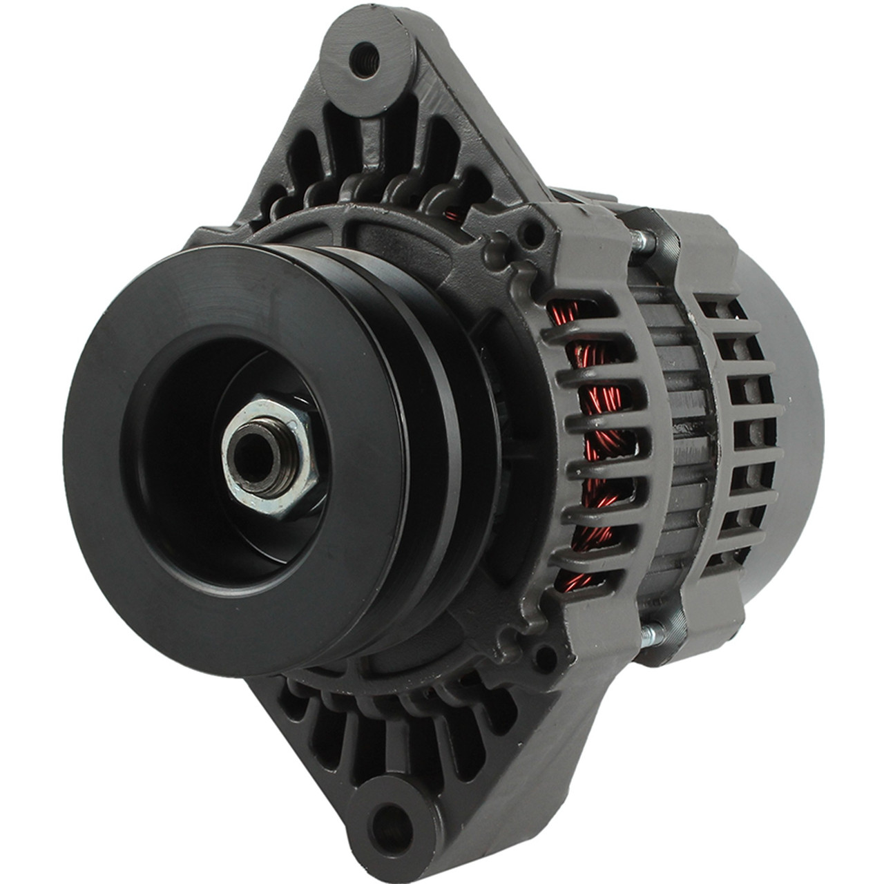 Alternator for Marine & Forklift IR/IF 12-Volt 2-V Pulley 86mm OD Alternator for Marine & Forklift IR/IF 12-Volt 2-V Pulley 86mm OD