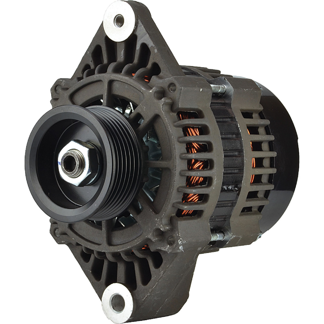 Alternator IR/IF 12-Volt 100 Amp 6-Groove Pulley 63mm OD 400-12502 Alternator IR/IF 12-Volt 100 Amp 6-Groove Pulley 63mm OD 400-12502