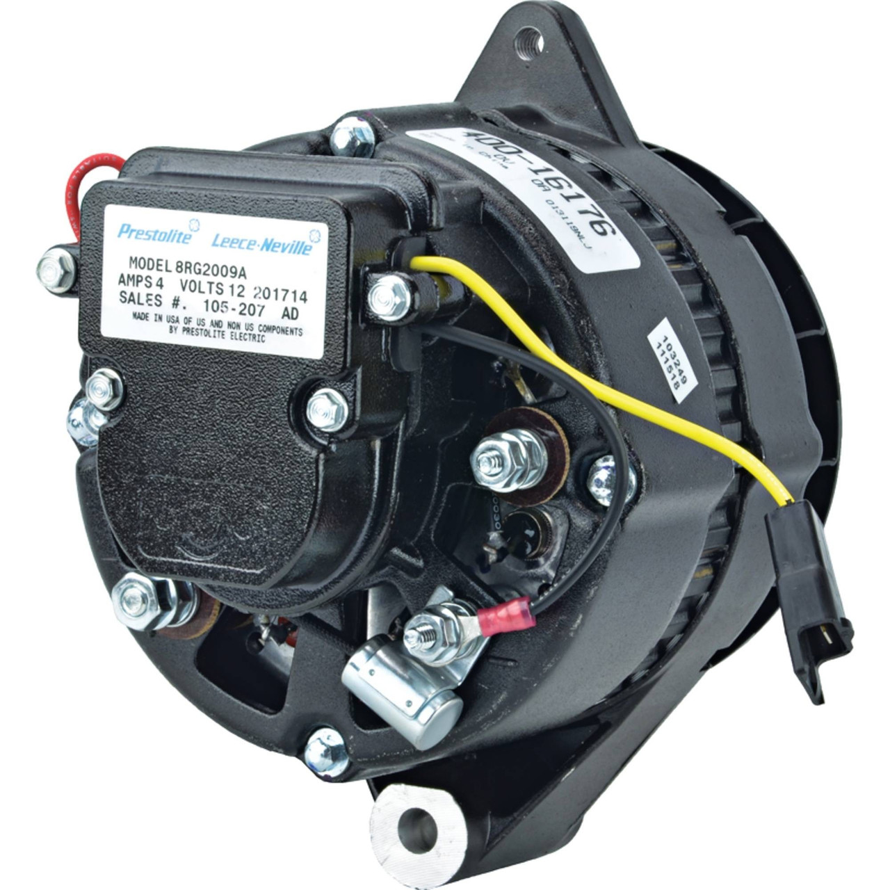 Alternator for 4 Cyl. Diesel Lehman 4D254 73-On 20054, 3141192, 353274 Alternator for 4 Cyl. Diesel Lehman 4D254 73-On 20054, 3141192, 353274