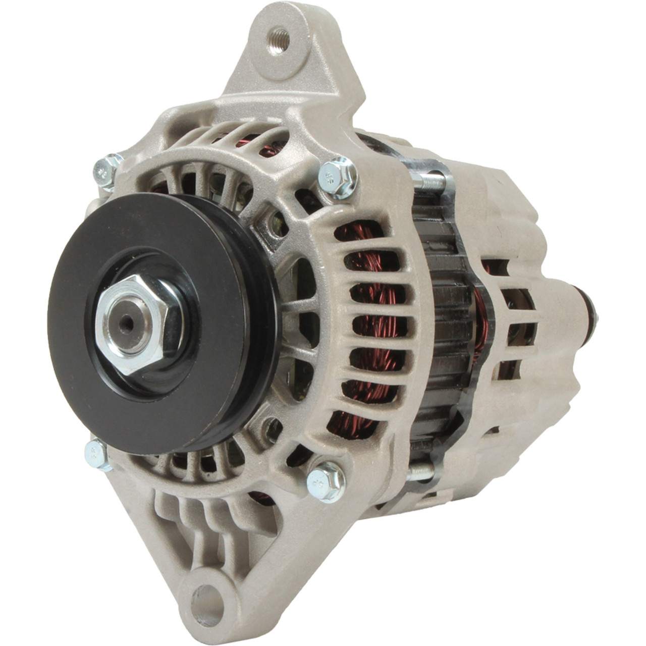 Alternator for Airport Tug 50 Amp V Groove Pulley 12 Volt Clockwise CW Alternator for Airport Tug 50 Amp V Groove Pulley 12 Volt Clockwise CW