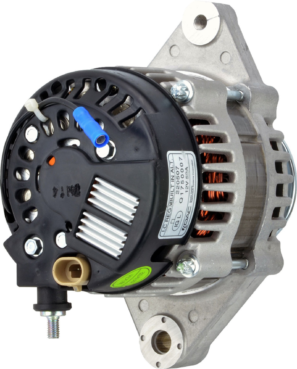 Alternator for 12V, 50 Amp Daewoo MT40006956 40006956 Alternator for 12V, 50 Amp Daewoo MT40006956 40006956