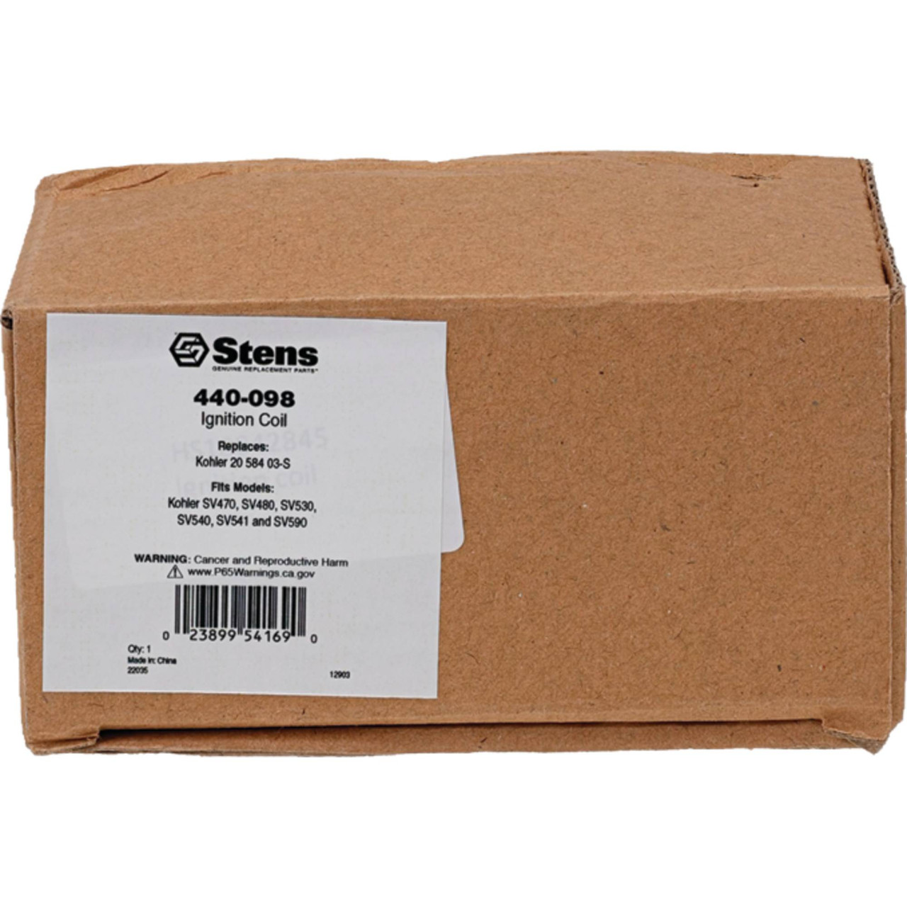 Ignition Coil for Kohler SV470, SV480, SV530, SV540, SV541 and SV590 440-098 Ignition Coil for Kohler SV470, SV480, SV530, SV540, SV541 and SV590 440-098