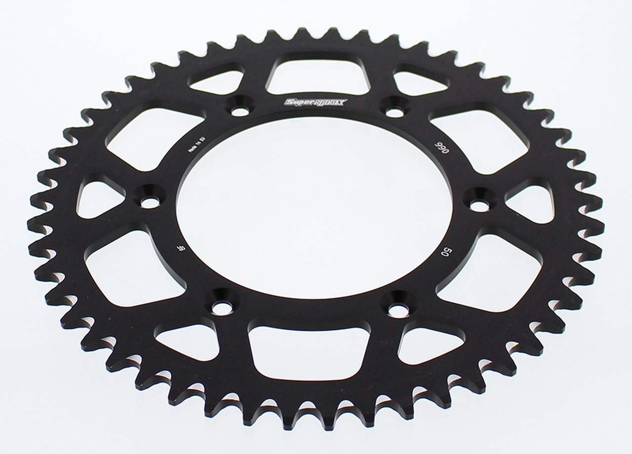 Supersprox Aluminum Sprocket Black 50T-RAL-990-50-BLK for Husqvarna TC 125 2014-2019 Supersprox Aluminum Sprocket Black 50T-RAL-990-50-BLK for Husqvarna TC 125 2014-2019