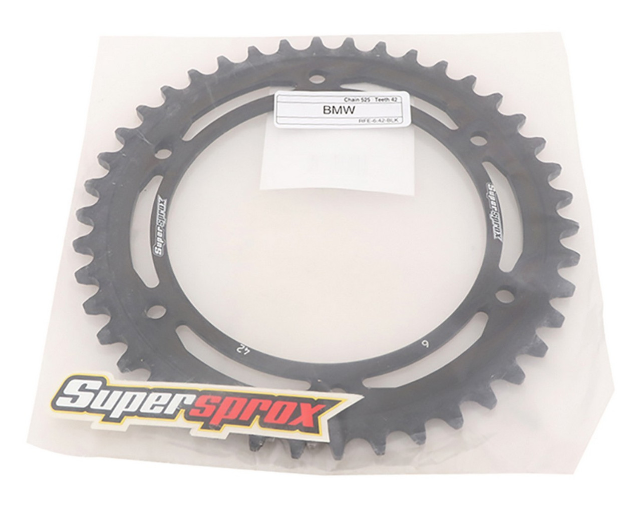 Supersprox Steel Sprocket Black 42T-RFE-6-42-BLK for BMW F700GS 12-16 Supersprox Steel Sprocket Black 42T-RFE-6-42-BLK for BMW F700GS 12-16