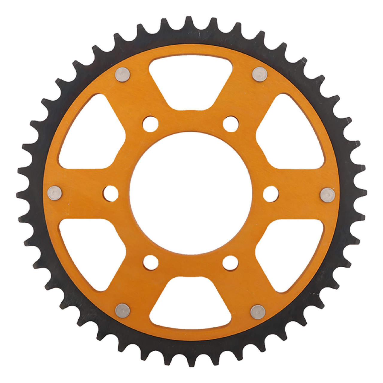 Supersprox - Steel & Aluminum Gold Stealth sprocket, 44T, Chain Size 530, RST-488-44-GLD Supersprox - Steel & Aluminum Gold Stealth sprocket, 44T, Chain Size 530, RST-488-44-GLD