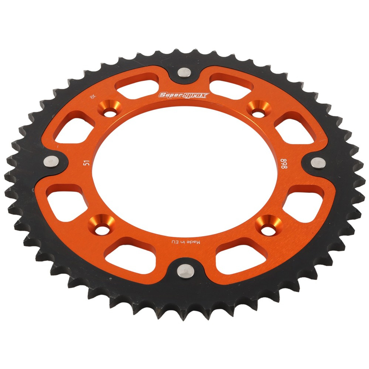 Supersprox Stealth Sprocket Orange 51T-RST-898-51-ORG for KTM SX 85 2003-2019 Supersprox Stealth Sprocket Orange 51T-RST-898-51-ORG for KTM SX 85 2003-2019