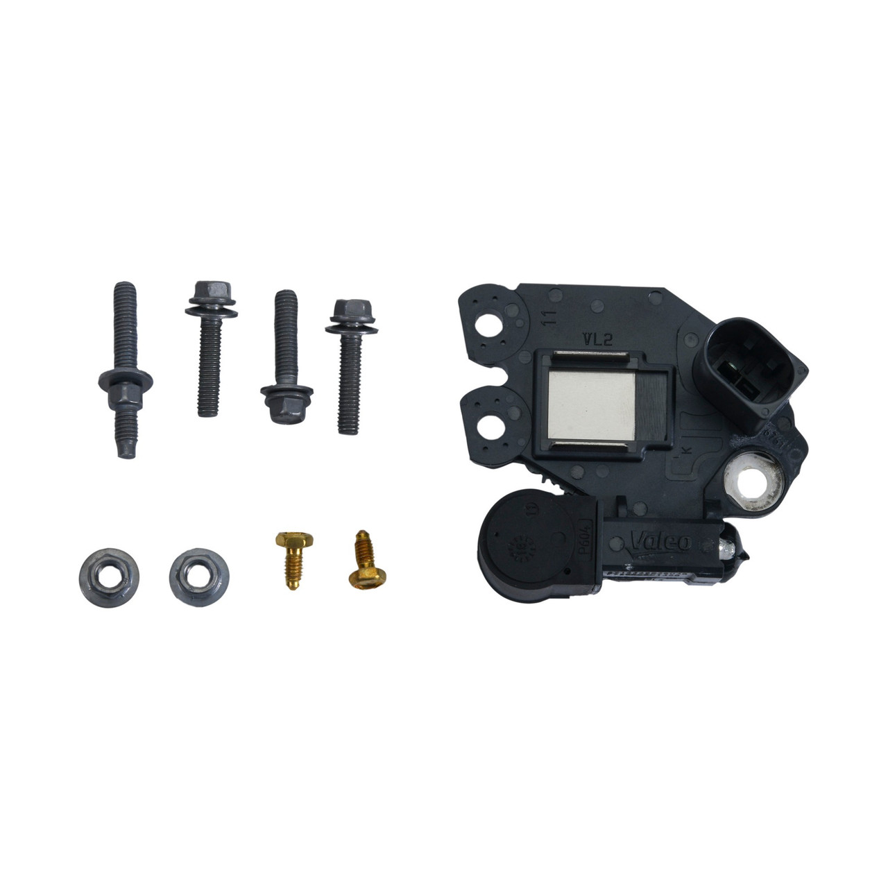 Regulator for Valeo 12V, B-Circuit Term ID: Negative w/ Brush Holder Regulator for Valeo 12V, B-Circuit Term ID: Negative w/ Brush Holder