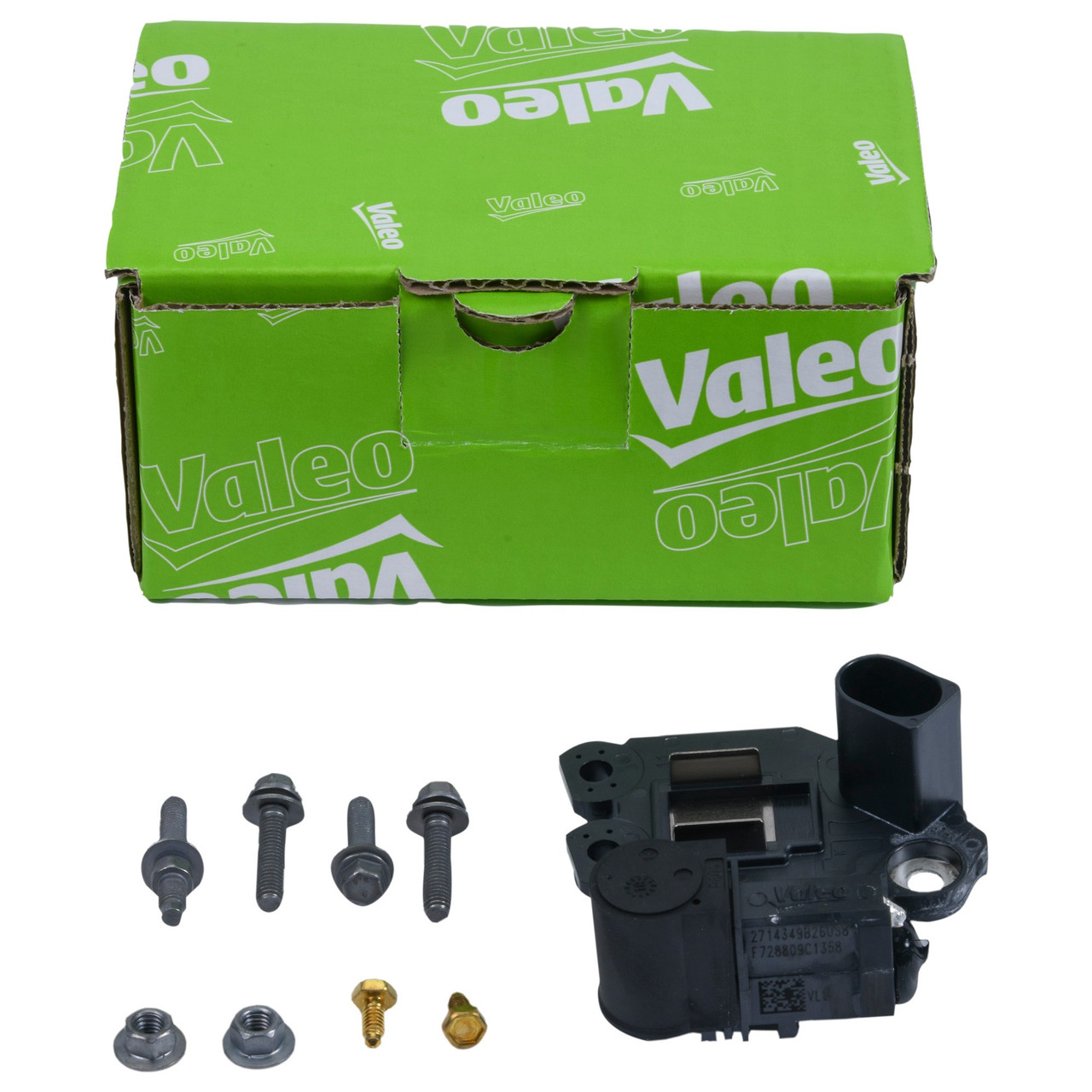 Regulator for Valeo 12V, B-Circuit Term ID: Negative w/ Brush Holder Regulator for Valeo 12V, B-Circuit Term ID: Negative w/ Brush Holder